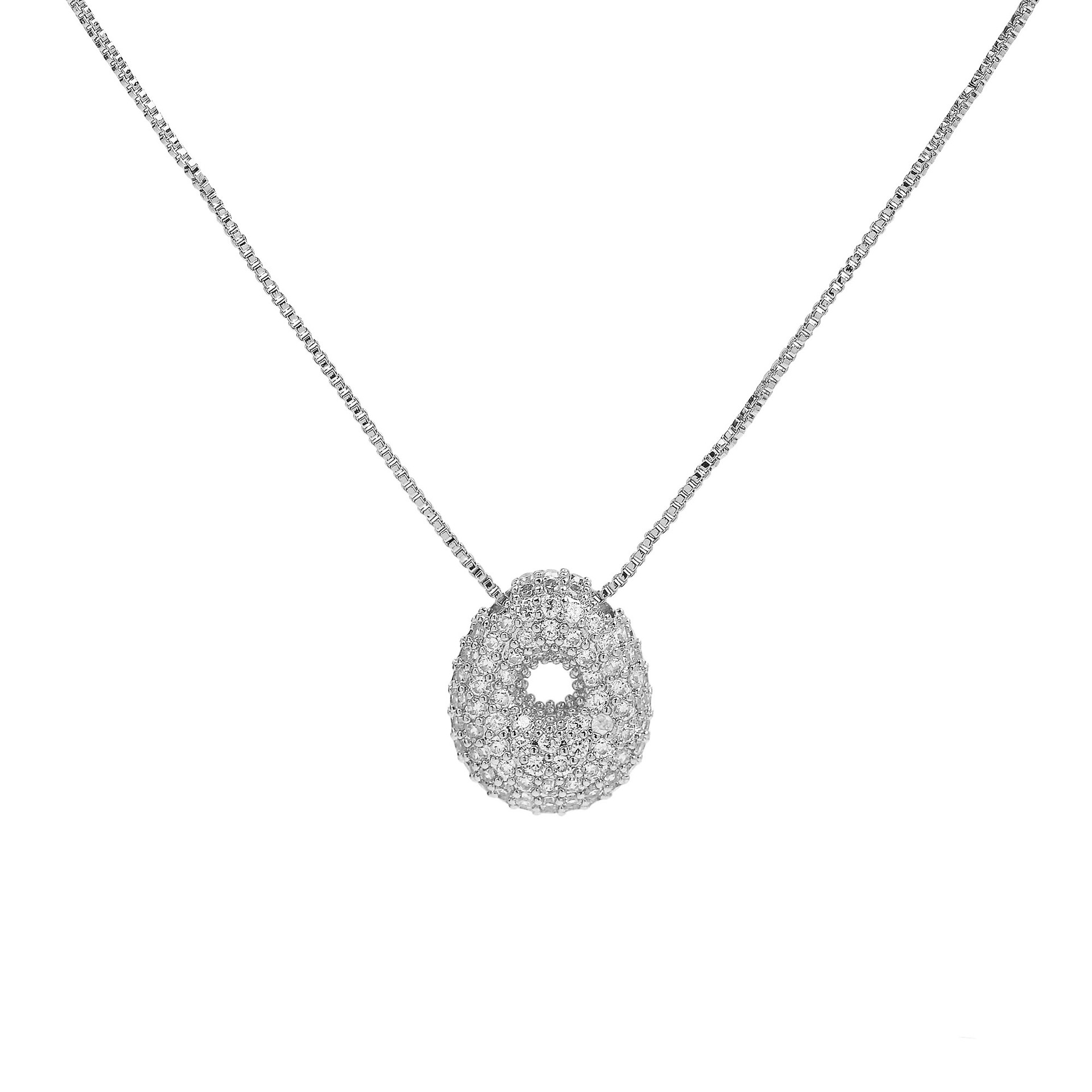 41:Silver necklace o