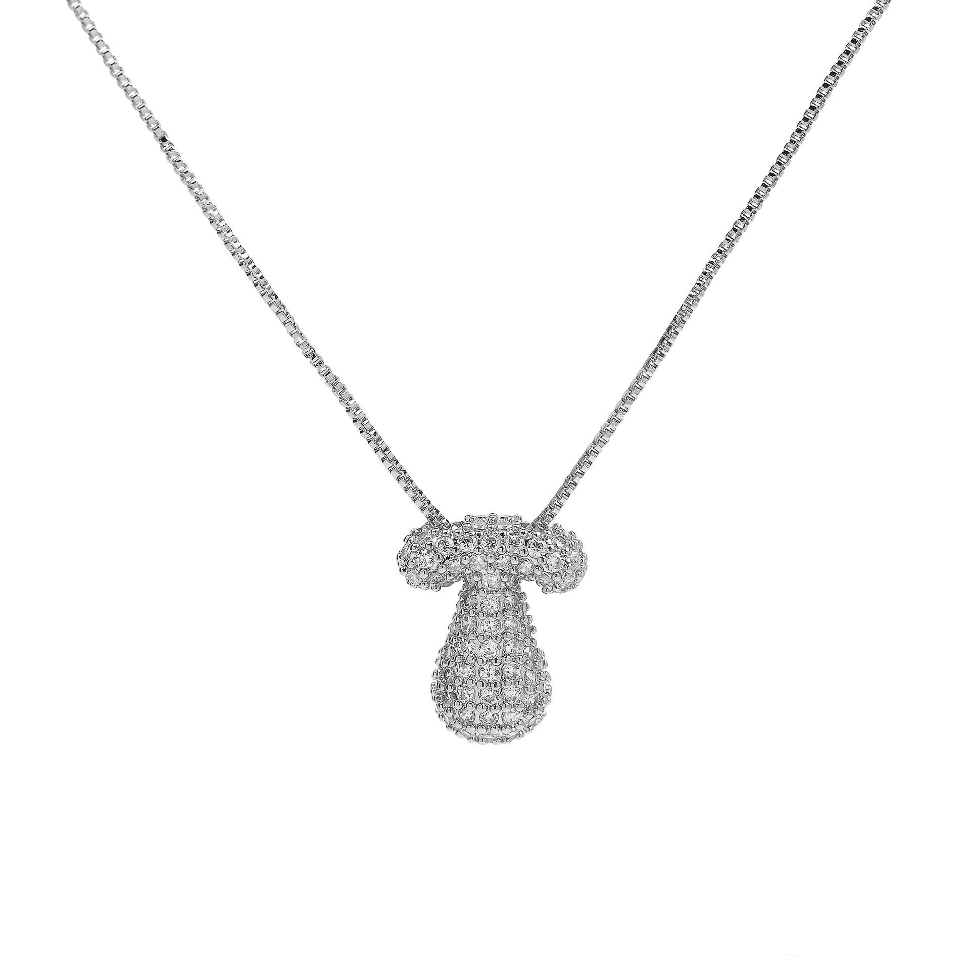 46:Silver necklace t