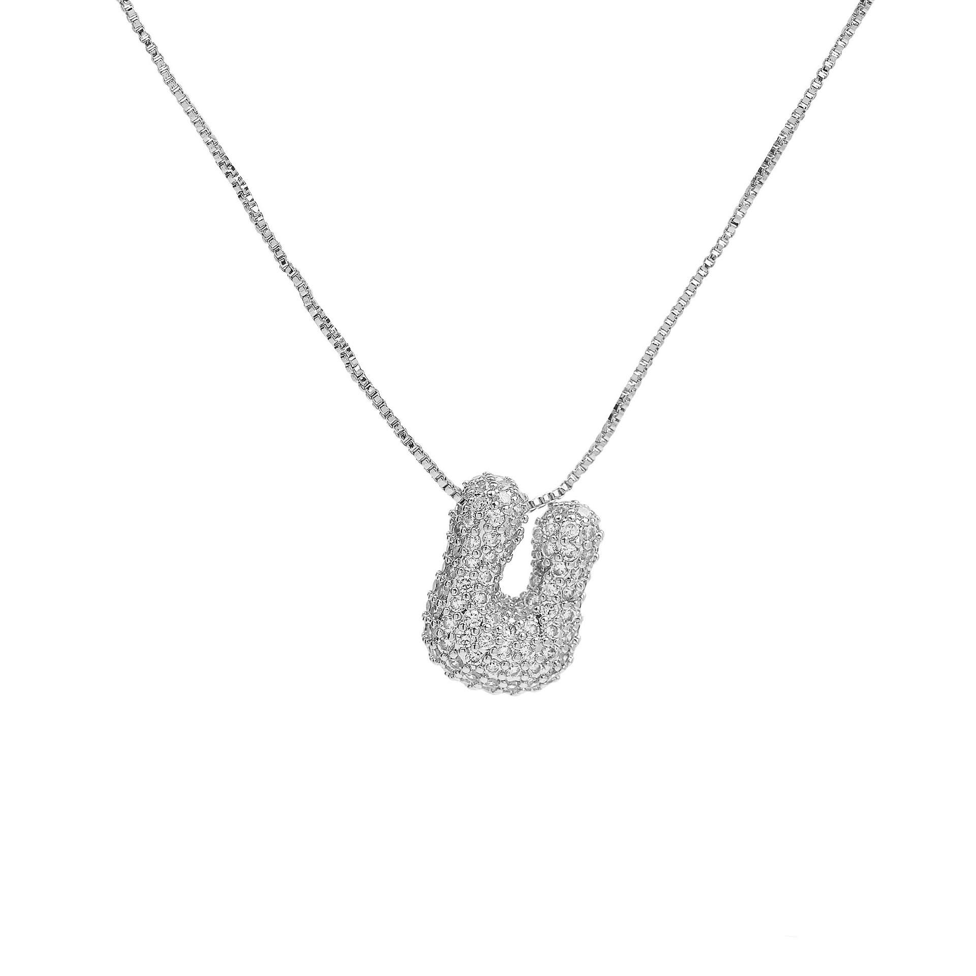 47:Silver necklace u