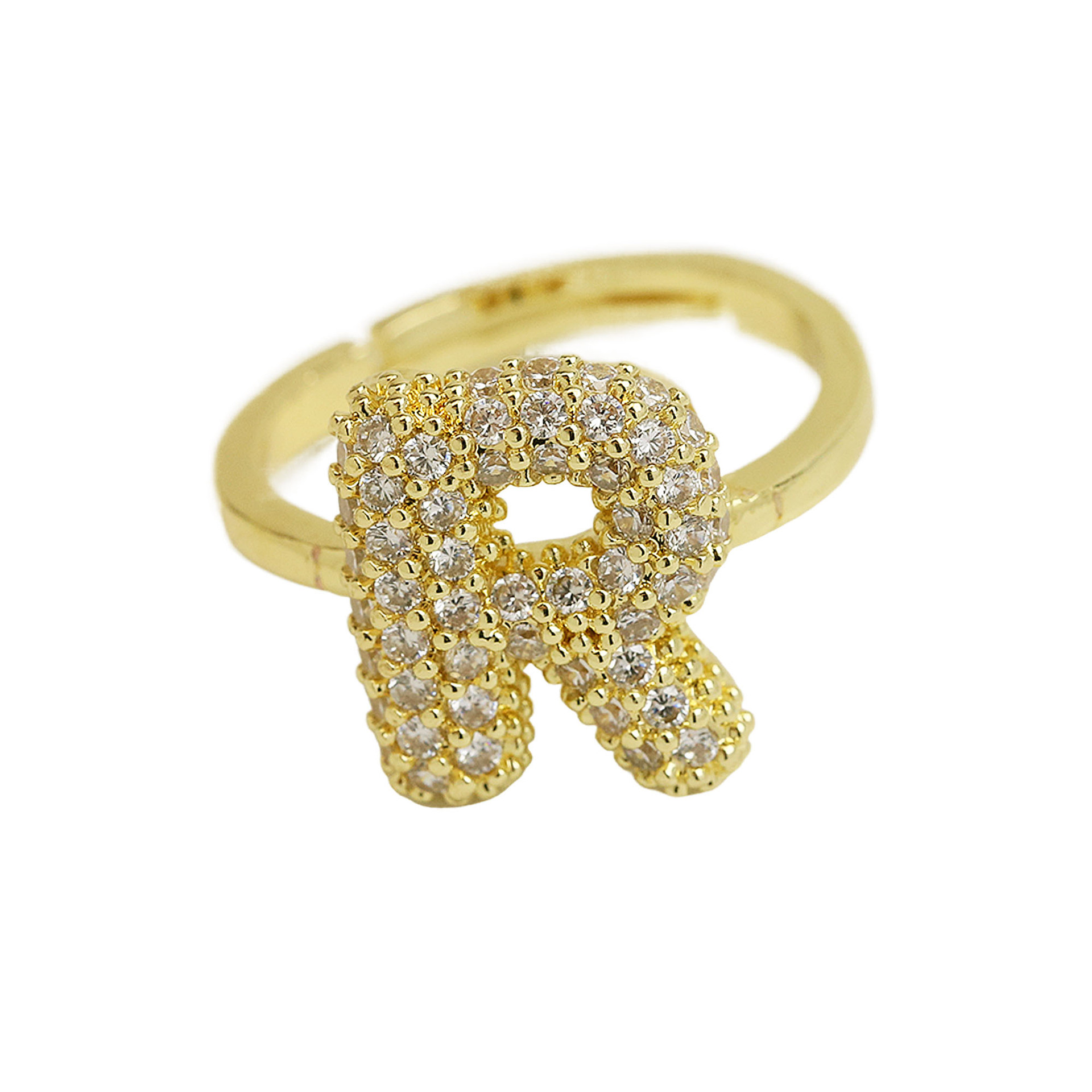 gold ring R