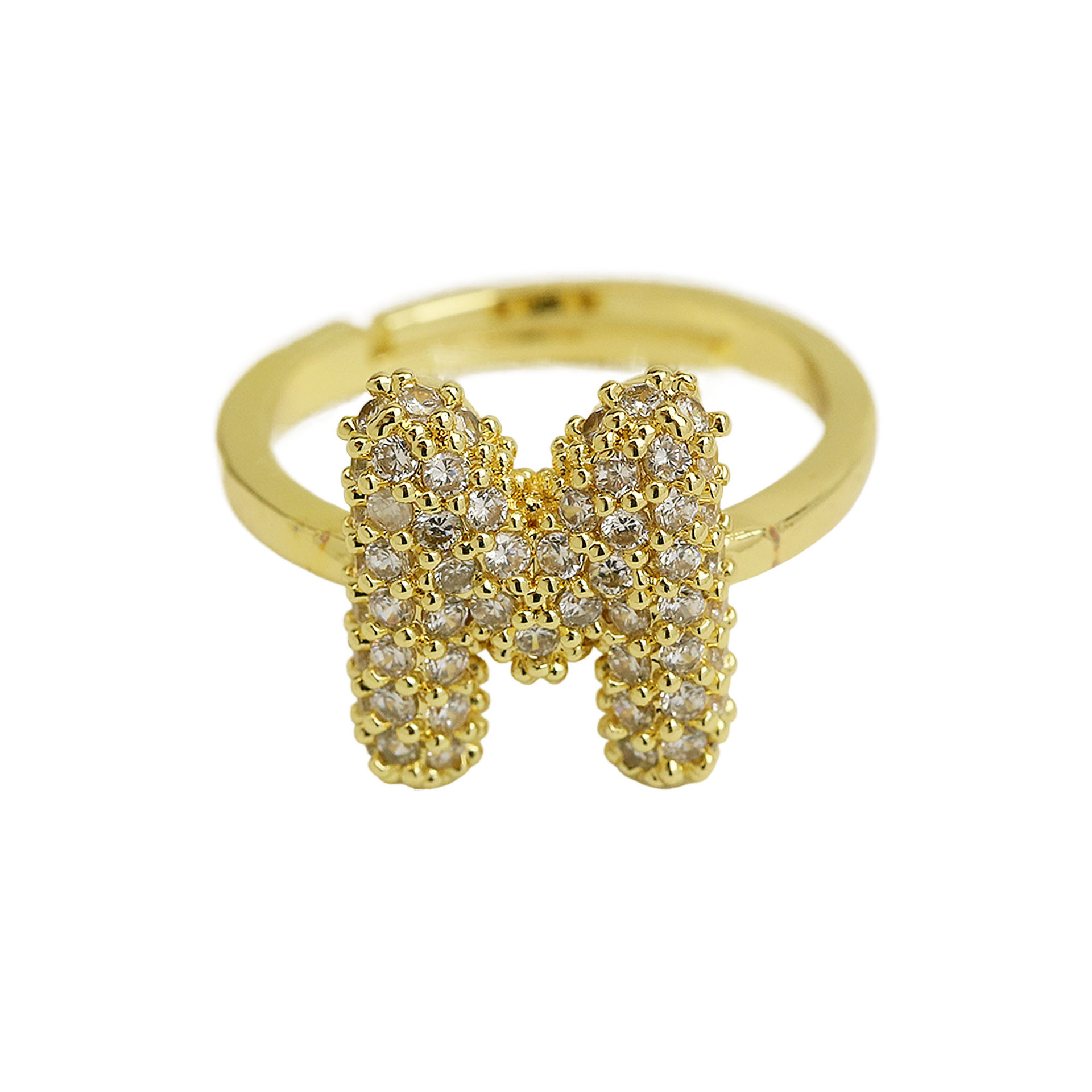 13:gold ring M