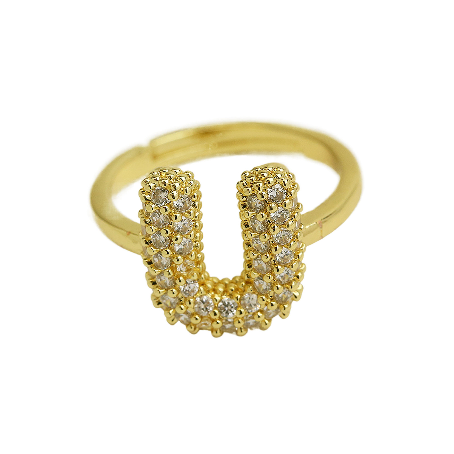 21:gold ring U