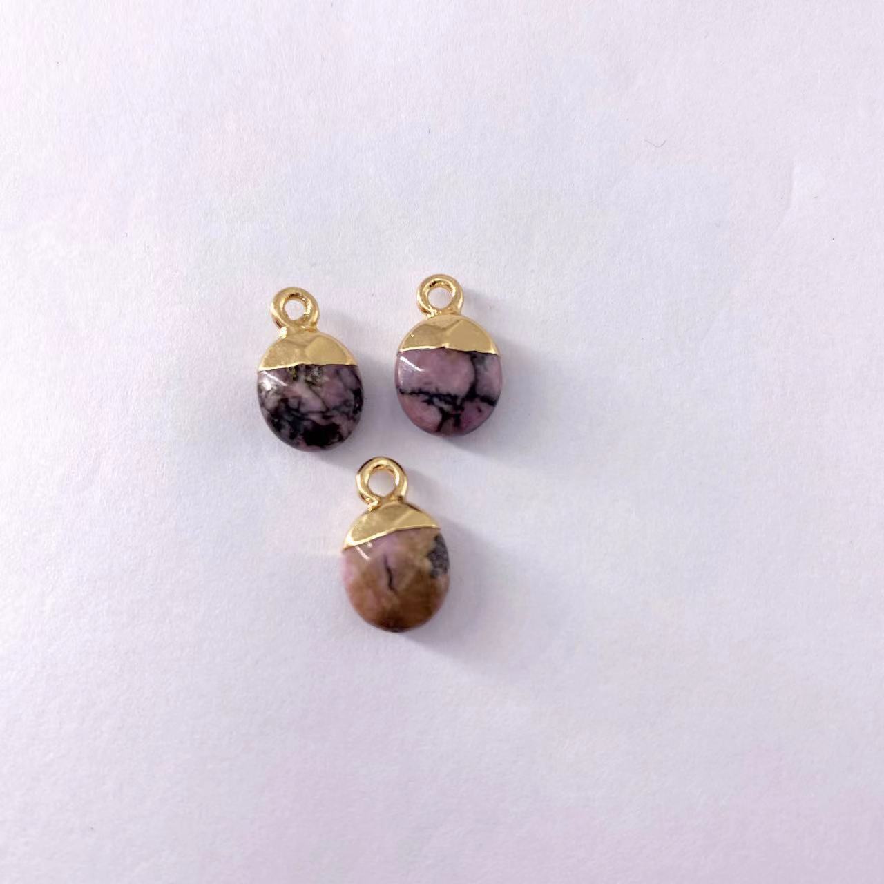 7:Black line rhodonite