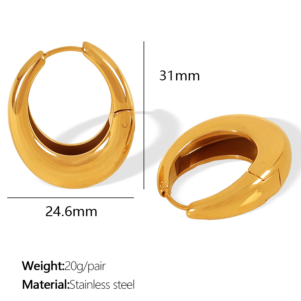 2:EH665 gold earrings