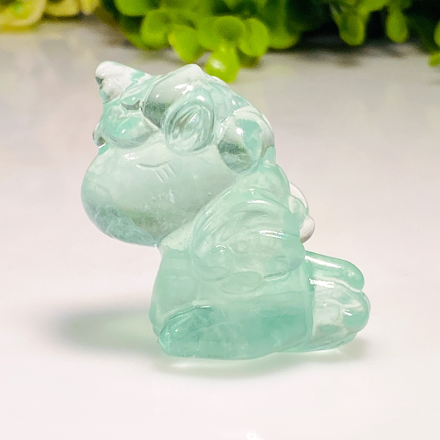 3:Green fluorite unicorn