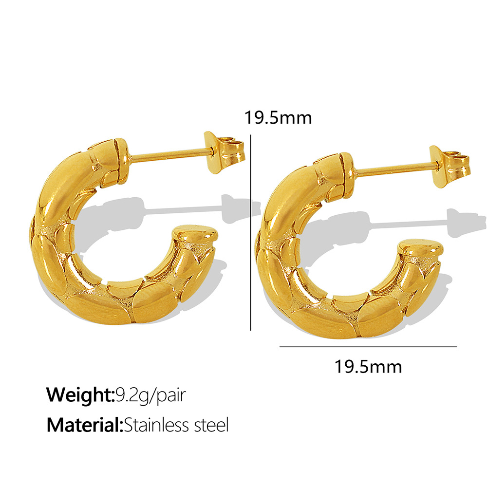 1:EH255 gold earrings