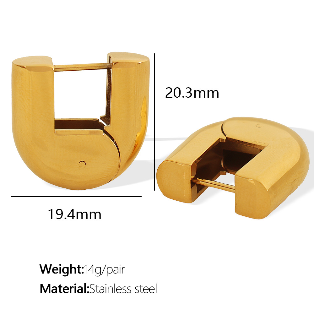 1:EH625 Gold Earrings