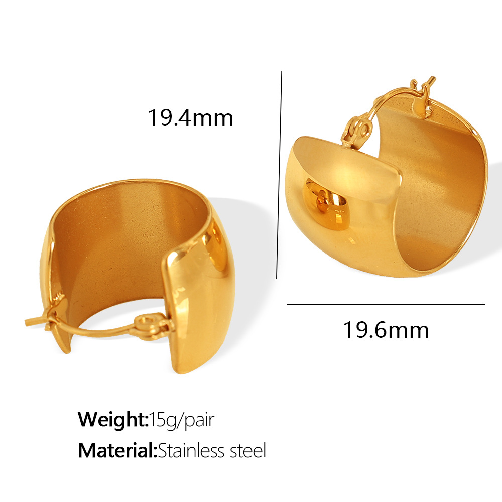 2:EH531 gold earrings