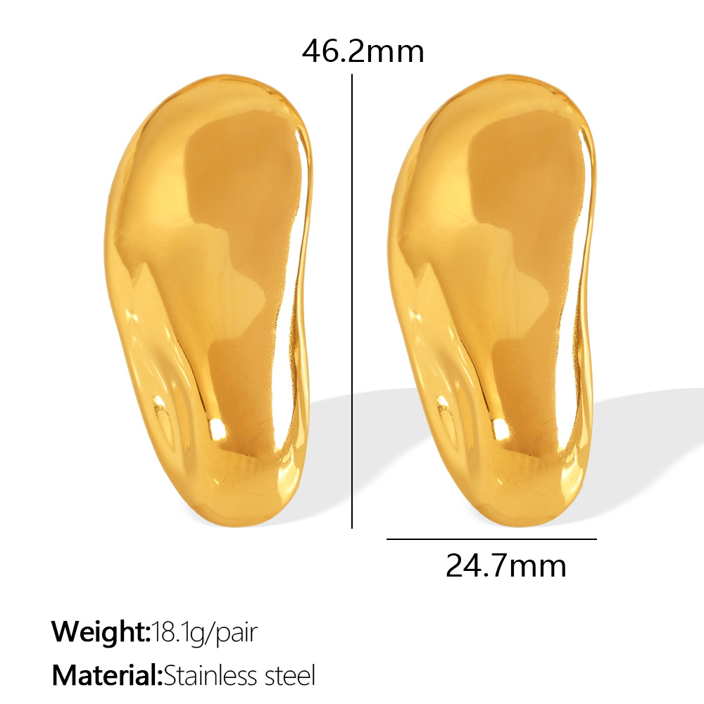 3:EH606 Gold Earrings