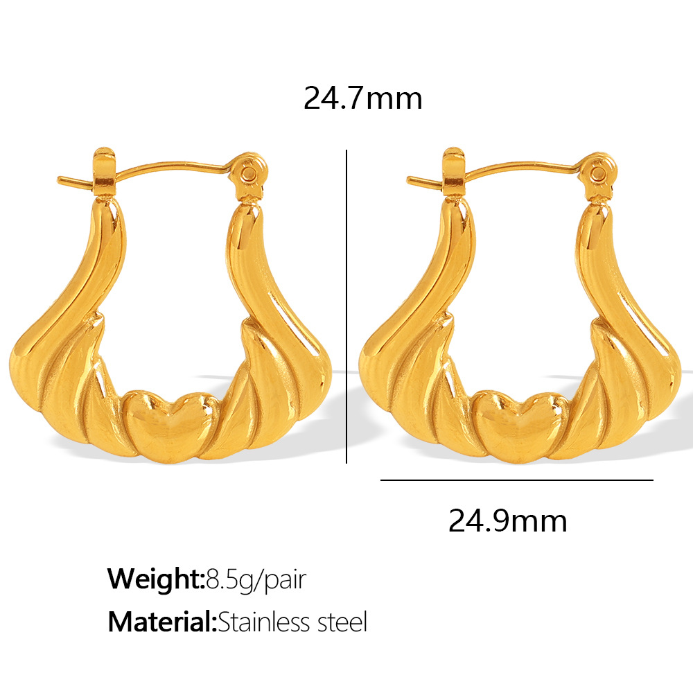 1:EH135 gold earrings