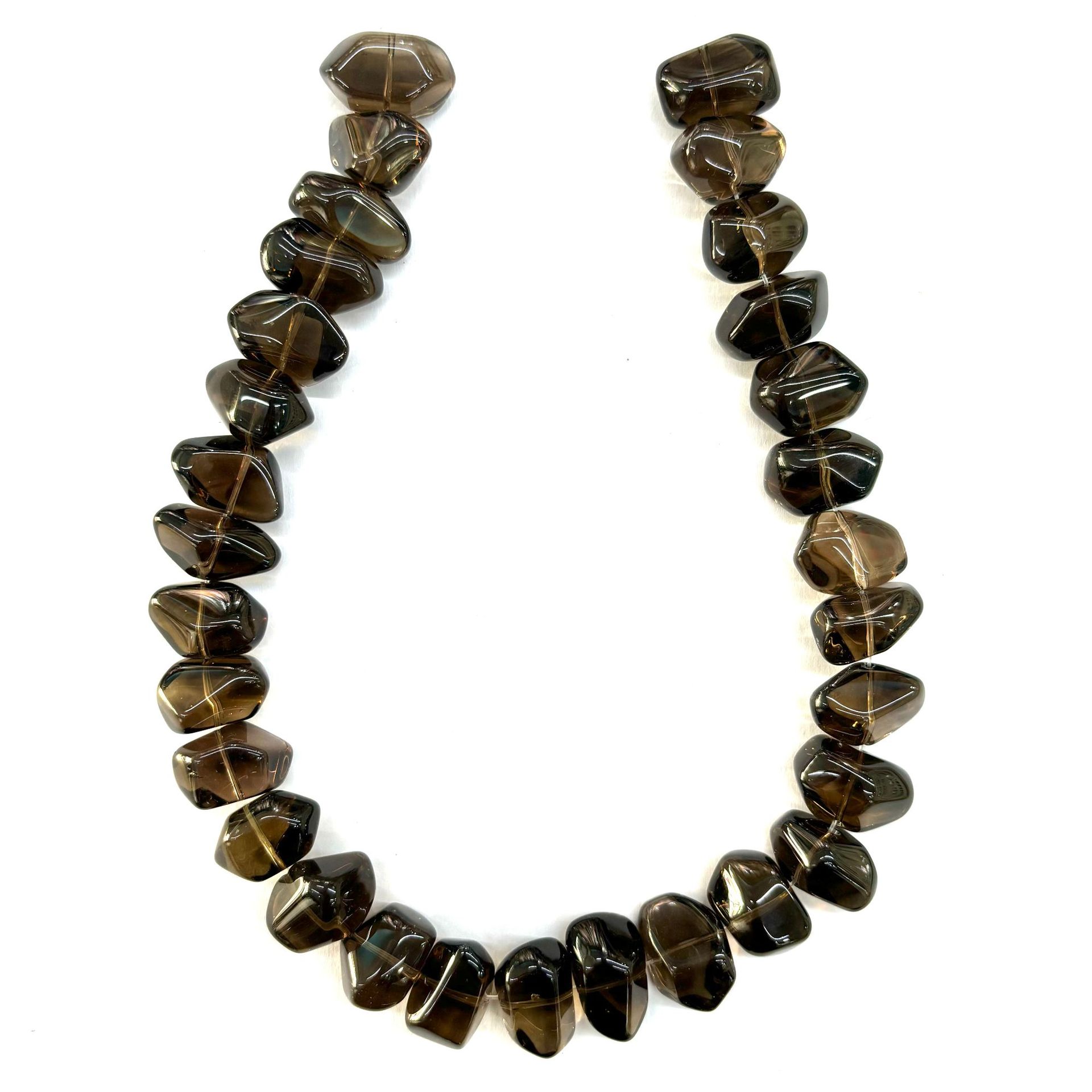 2:Large Smoky Quartz (about 13X18mm, about 30 pieces)