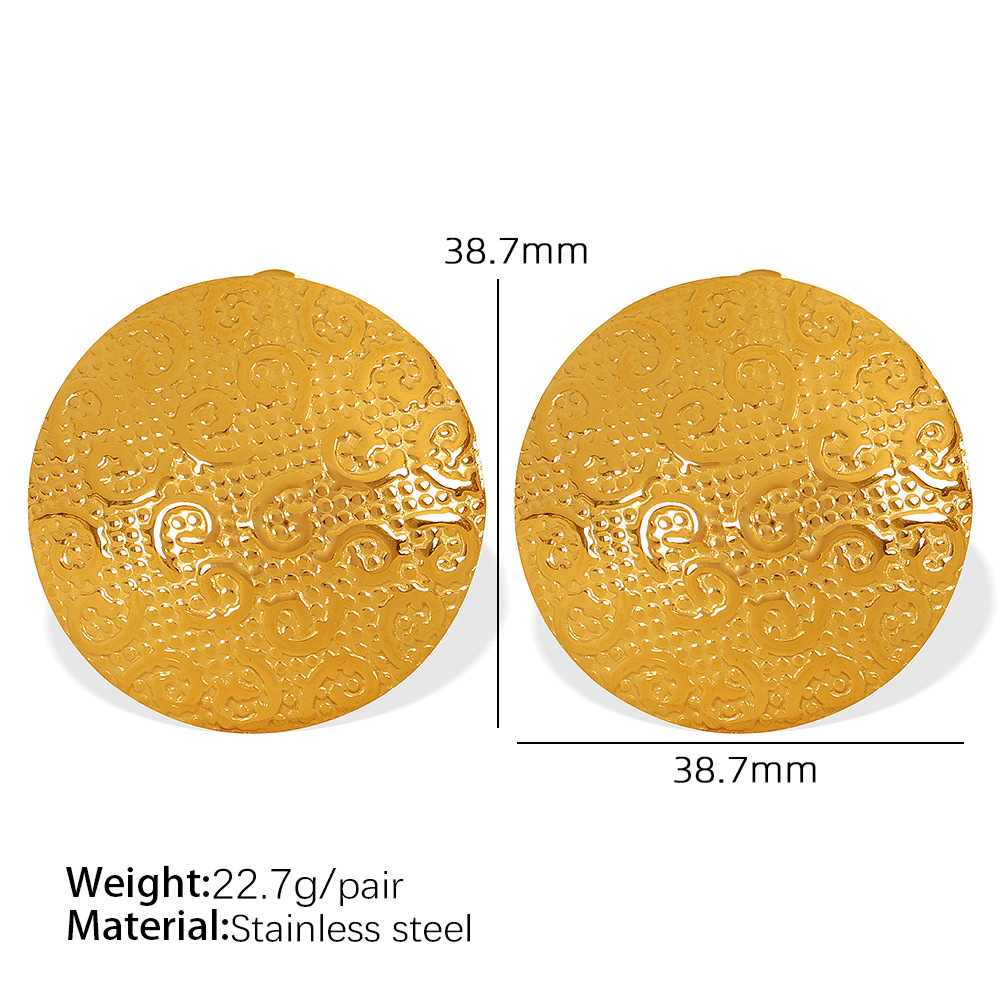 3:EH553 gold earrings