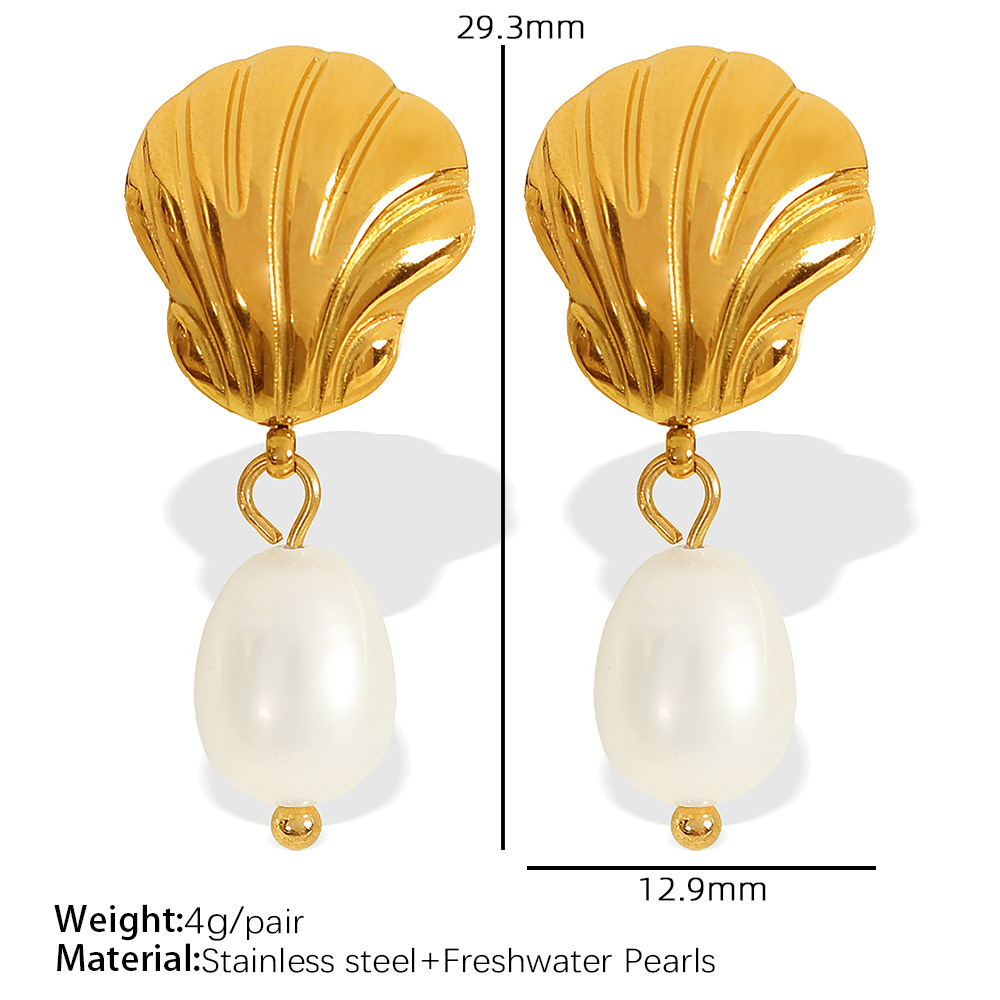 5:EH501 Gold Earrings