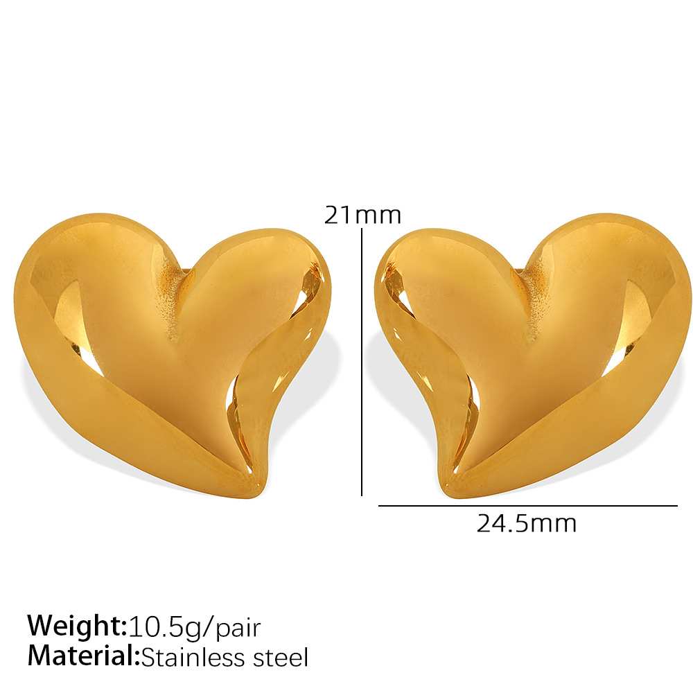 2:EH547 Gold Earrings
