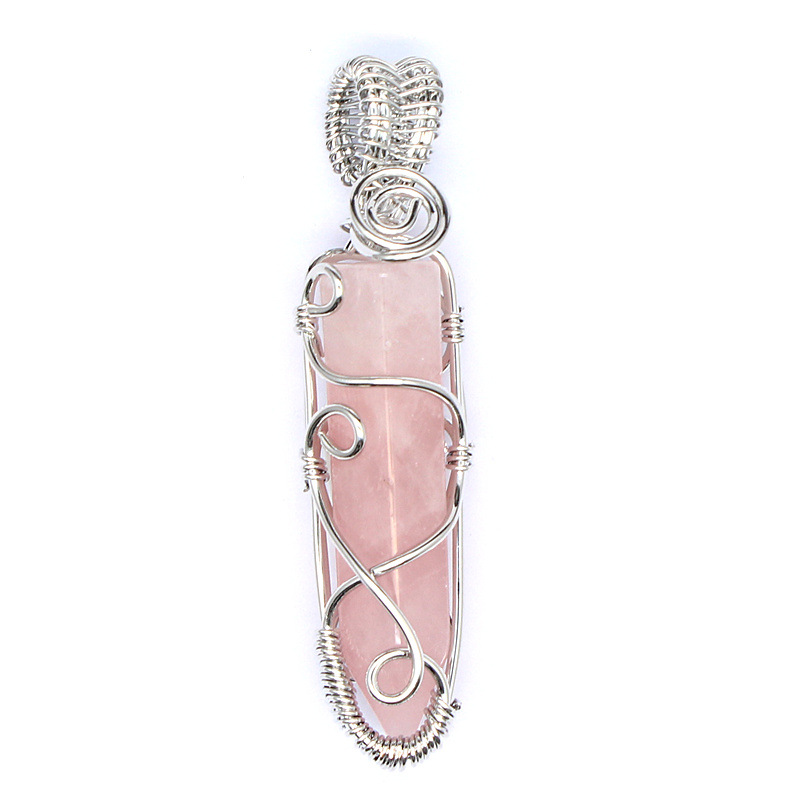 6:Rose quartz-silver