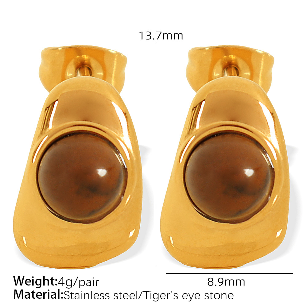 2:EH589 Brown tiger's eye stone