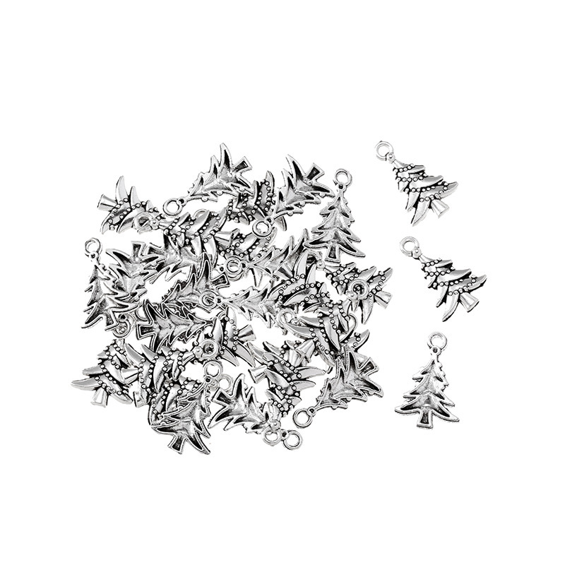 2 couleur argent antique