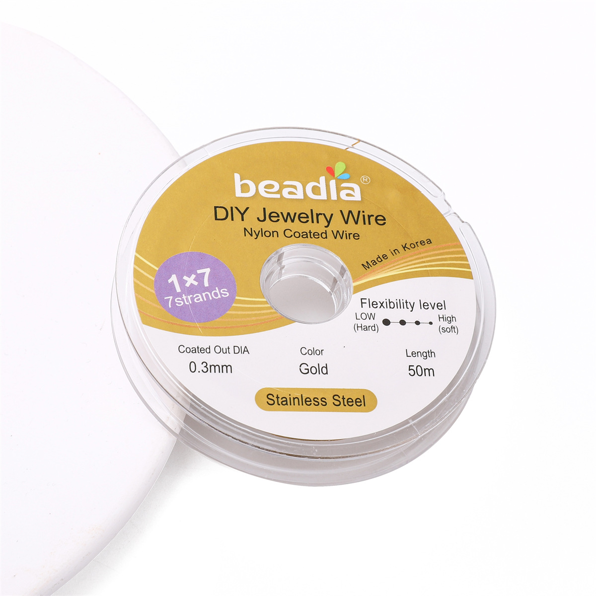 1:0.3mm gold 50m /roll