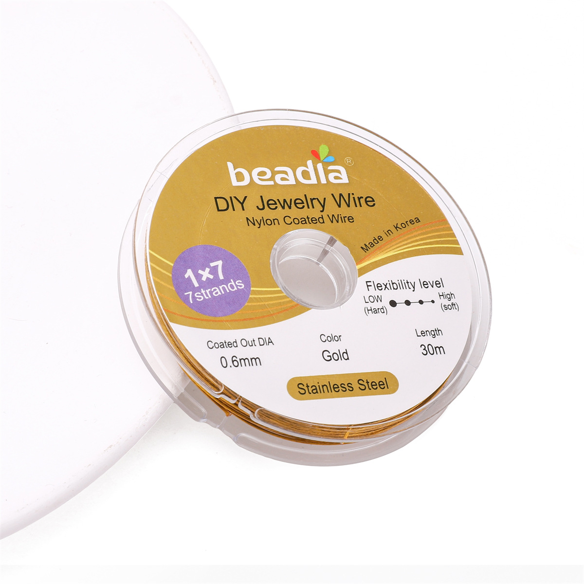 13:0.6mm gold 30m /roll