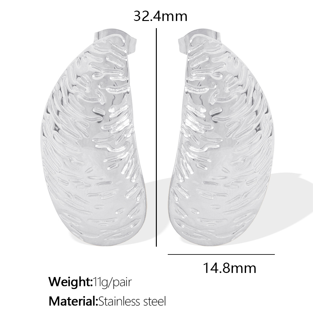 6:Eh471 silver earrings