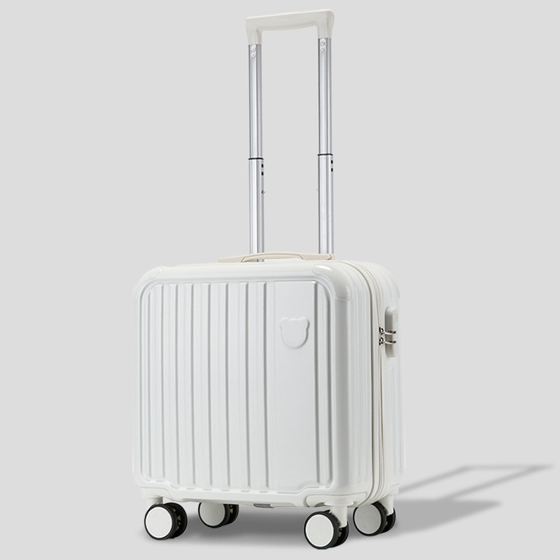 Horizontal bear, single box Arctic white