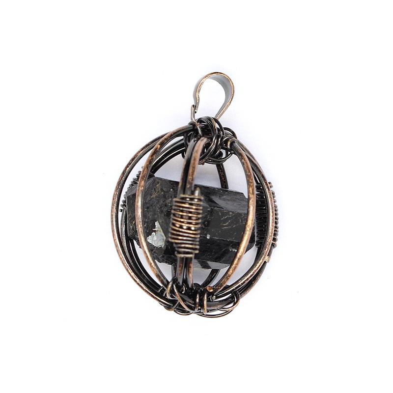 7:Black tourmaline (bronze)
