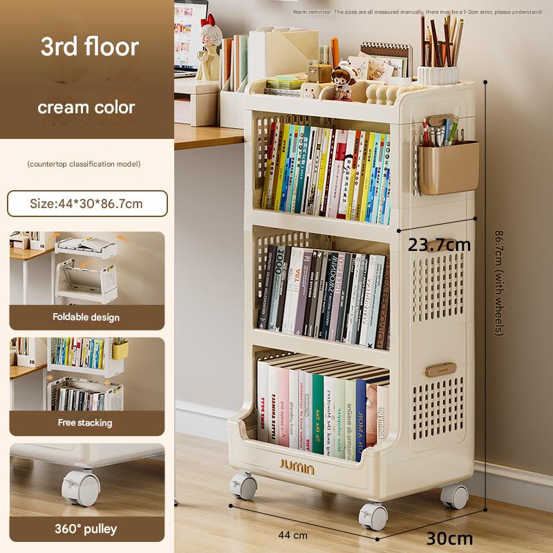 Five-grid upgraded model-three layers-cream color