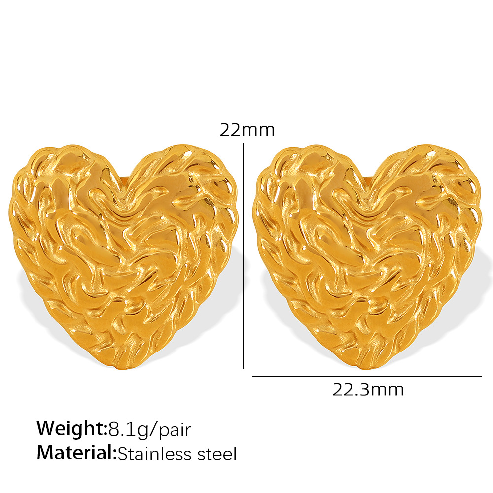 5:EH328 Gold Earrings