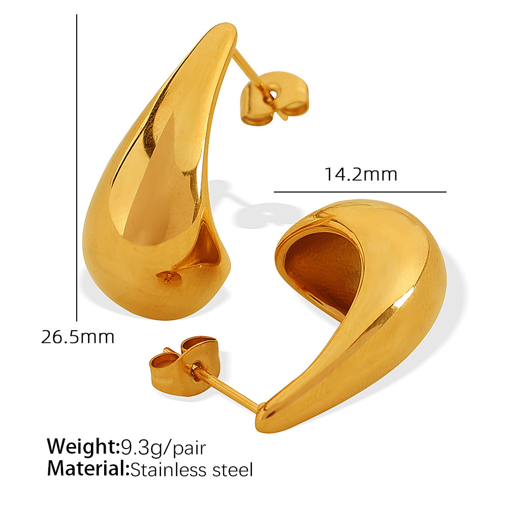 2:EH313 Gold Earrings