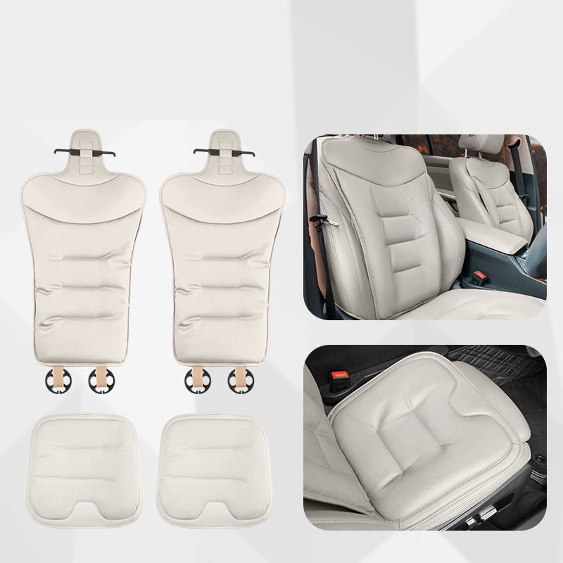 Off-white four-piece set [nappa leather punched and breathable]