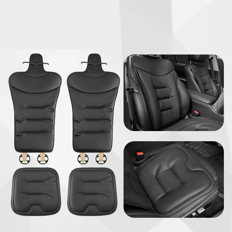 Noble black four-piece set [nappa leather punched and breathable]