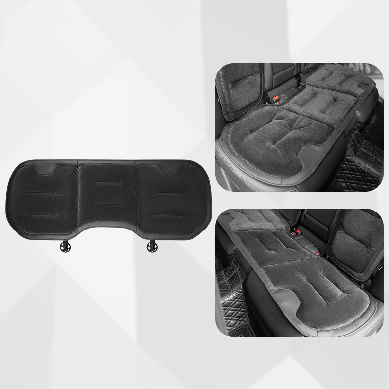 Flannel cushion [noble black] rear seat cushion 1 piece