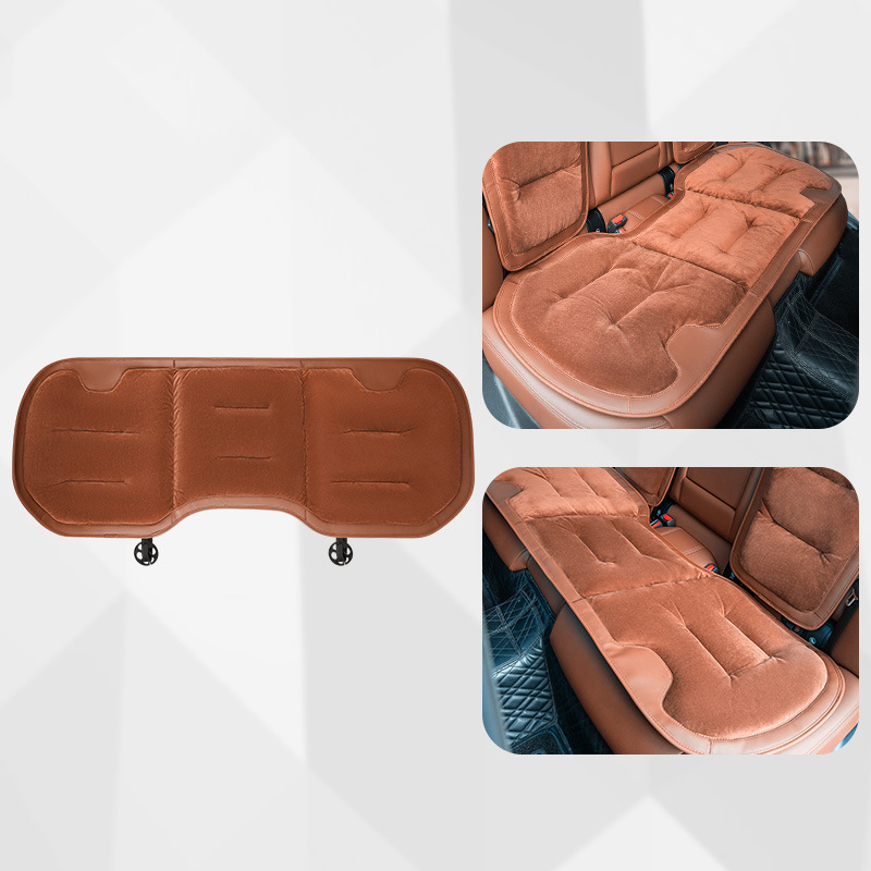 Flannel cushion [aima orange] rear seat cushion 1 piece