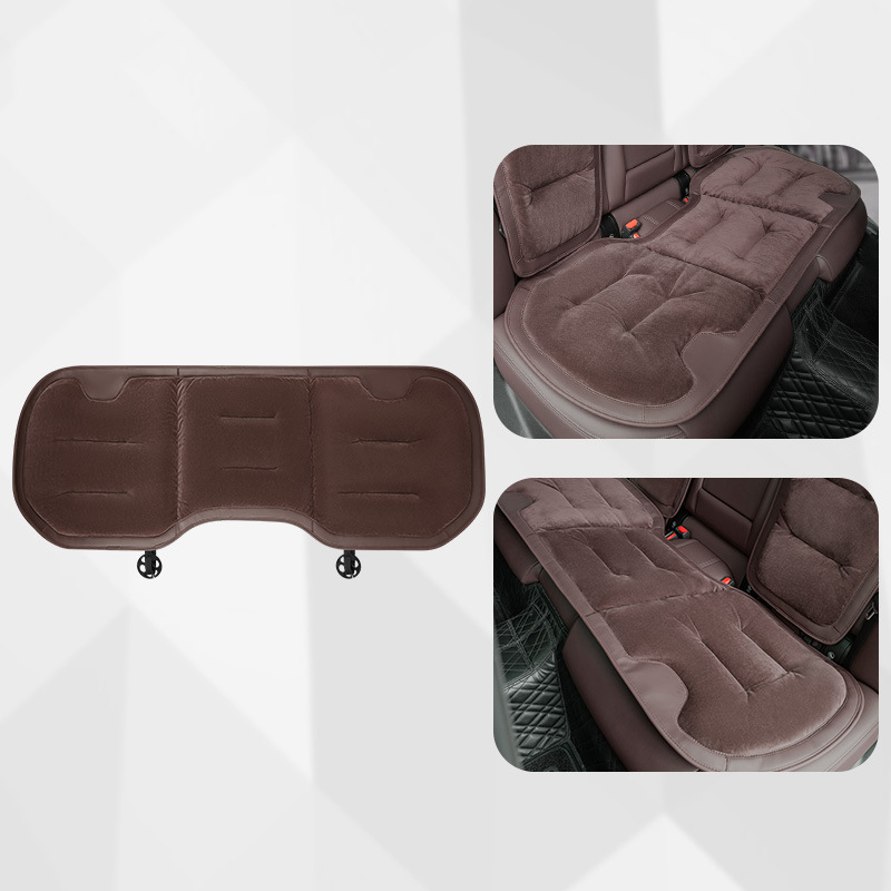 Flannel cushion [chestnut brown] rear seat cushion 1 piece