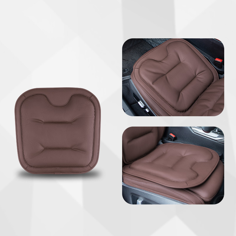 Breathable nappa leather [chestnut brown] front seat cushion