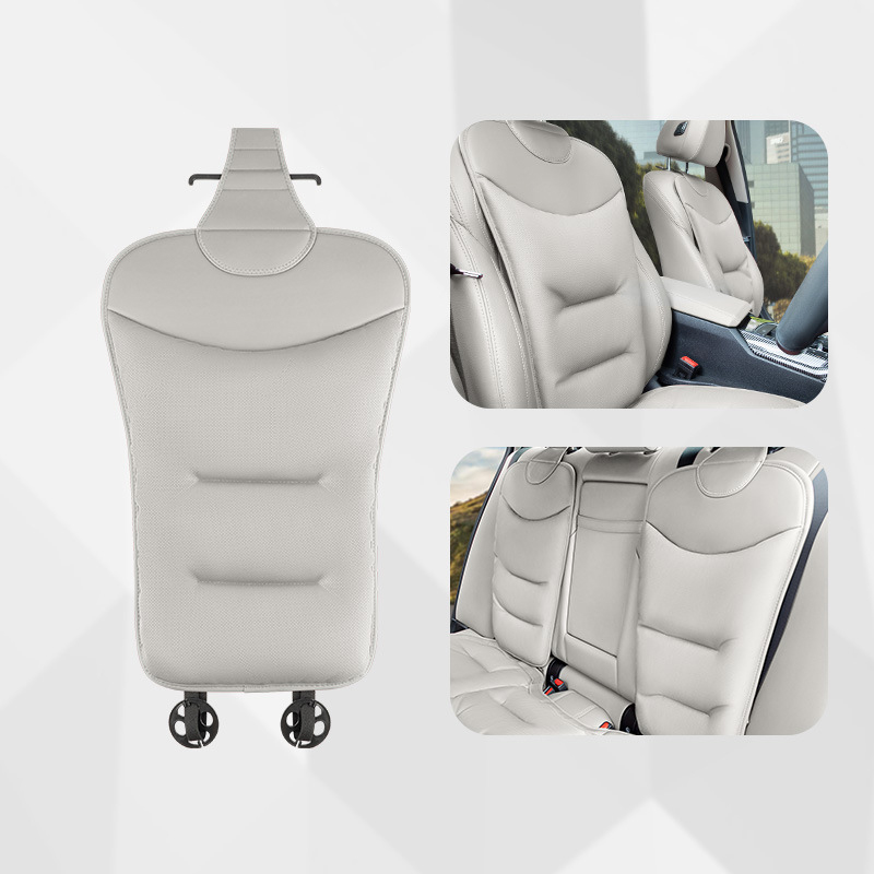 Breathable nappa leather [ideal white] front and rear cushions