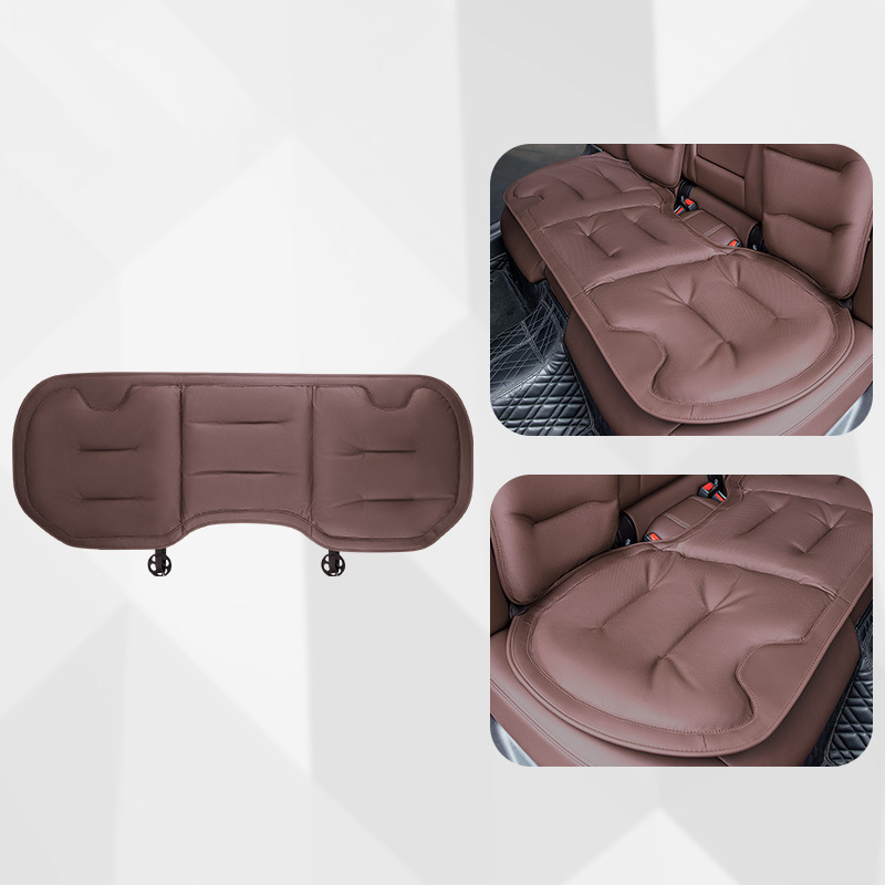 Breathable nappa leather [chestnut brown] rear seat cushion