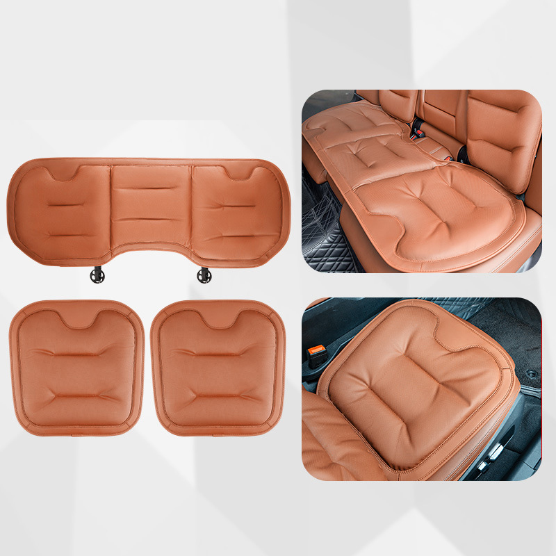 Breathable nappa leather [aima orange] three-piece set