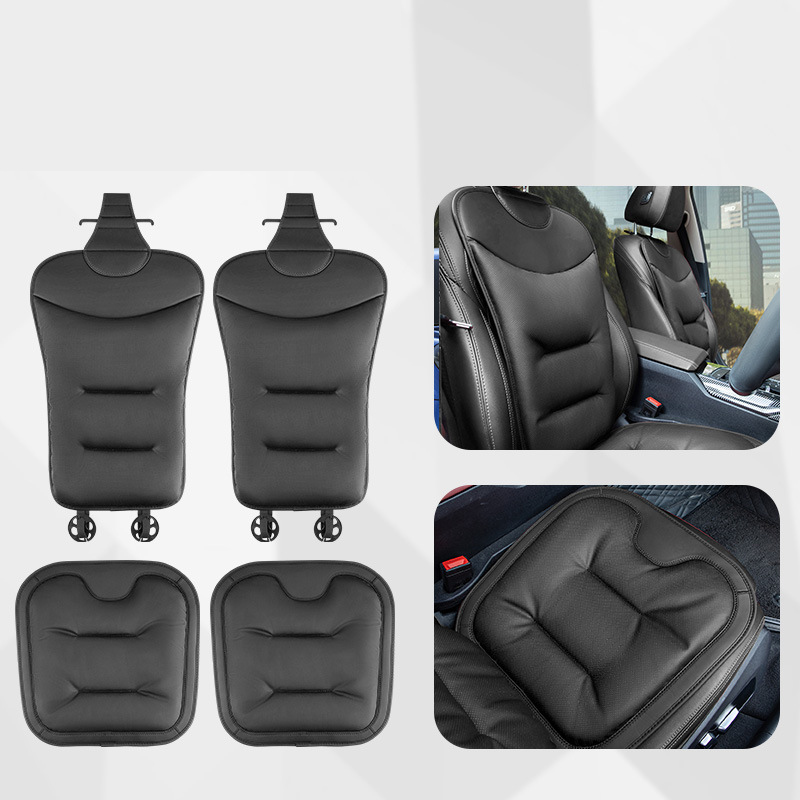 Obsidian black [napa leather punched breathable] four-piece set