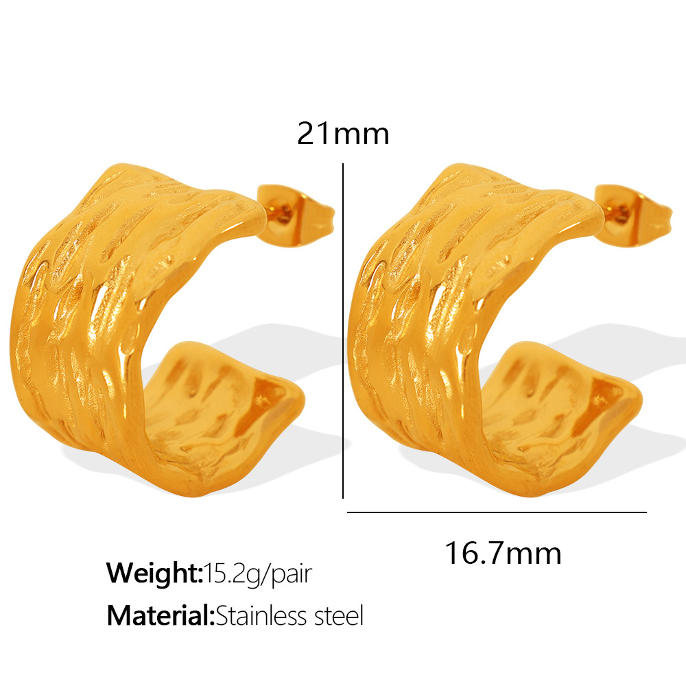 2:EH379 Gold Earrings