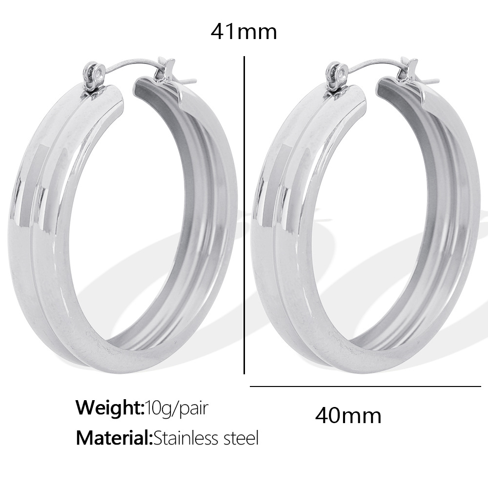 2:EH337 Silver Earrings