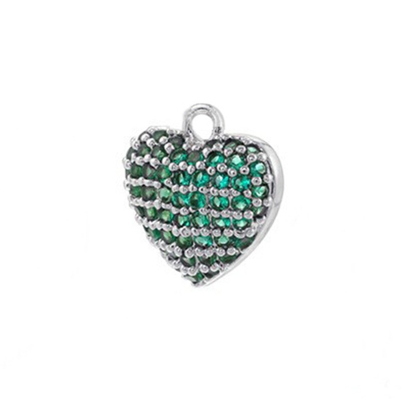 3:White gold green diamond