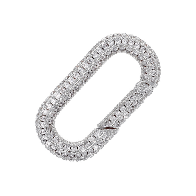 12:White gold rectangle