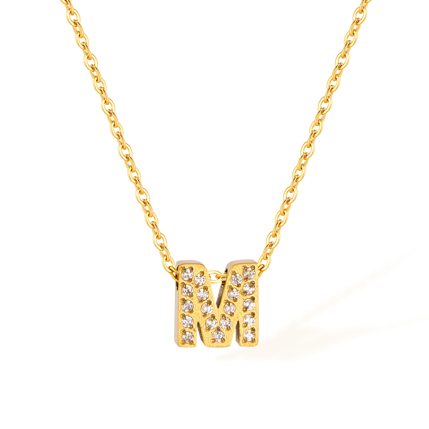 13:Gx2588m-steel necklace m