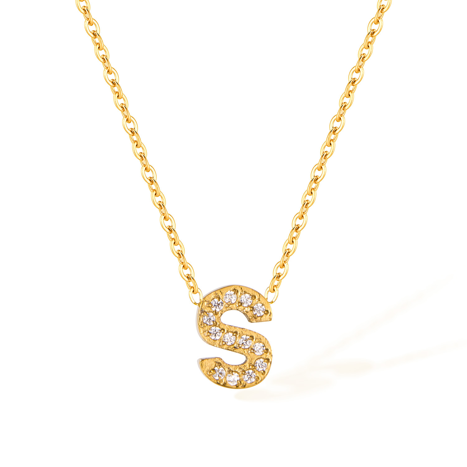 19:Gx2588s-steel necklace s