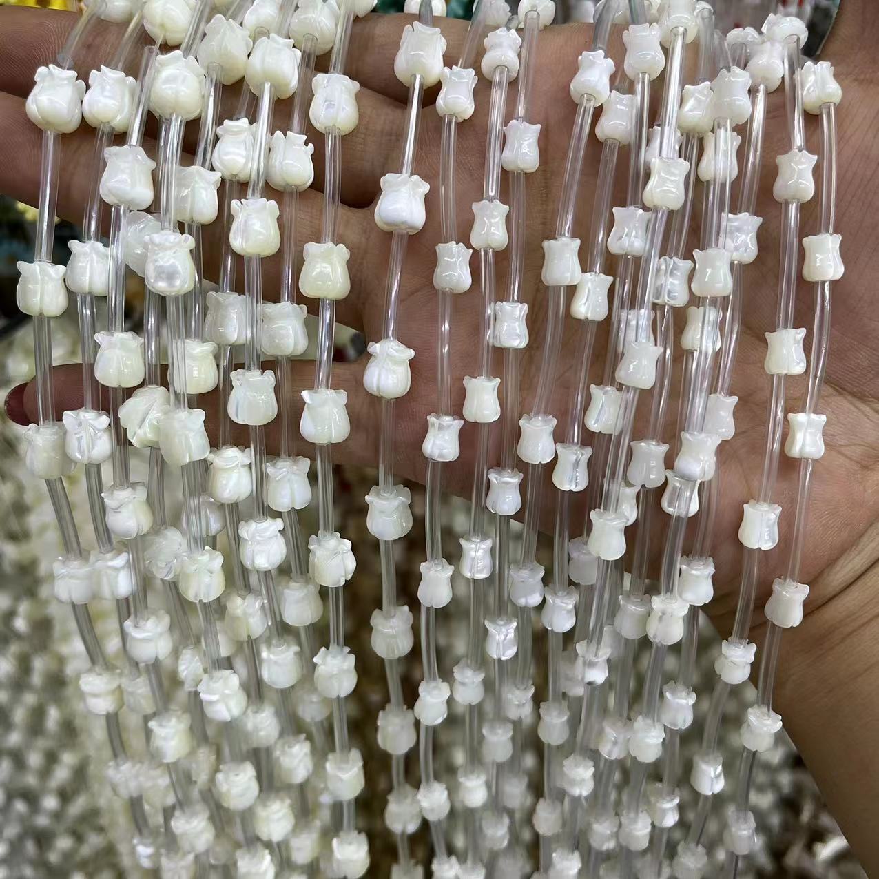 1:White 6*7MM