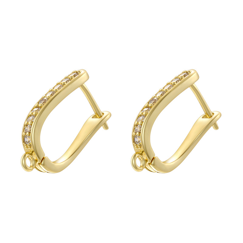7:Ve1545 gold earrings 1 pair