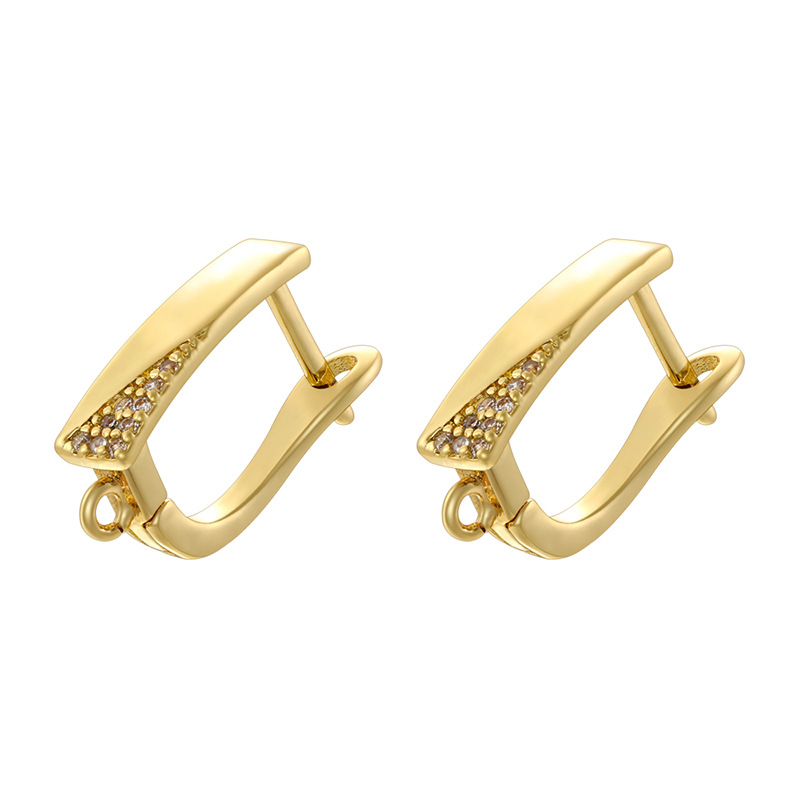 9:Ve1546 gold earrings 1 pair