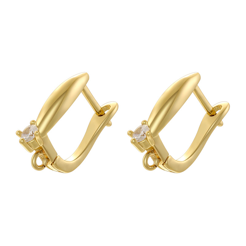 15:Ve1549 gold earrings 1 pair
