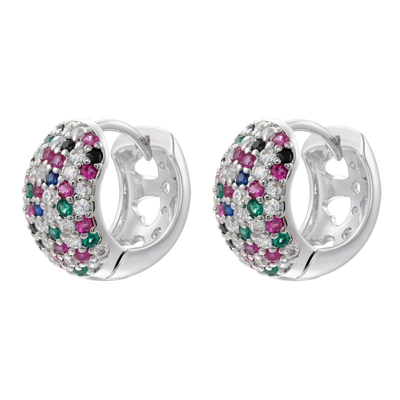 1 pair of white and gold mixed colors